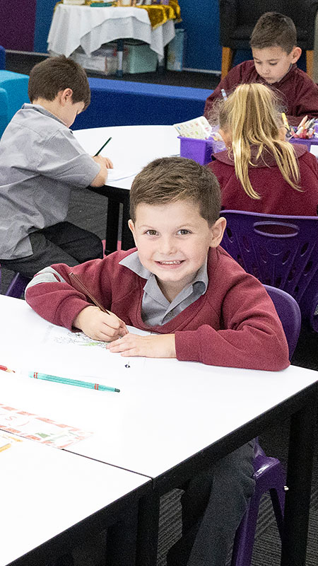 Chisholm Primary Bligh Park students in class