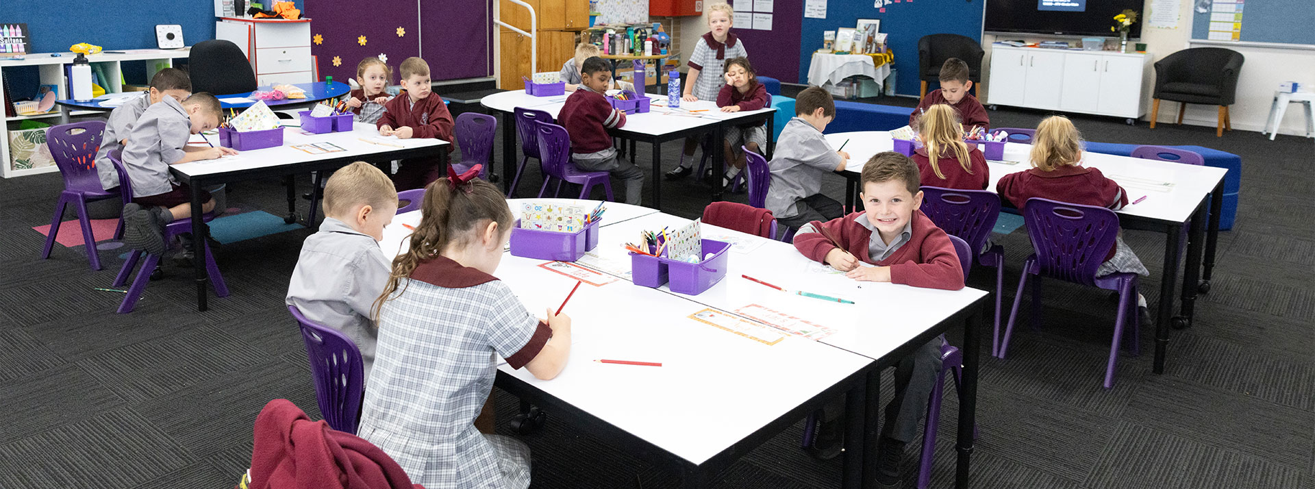 Chisholm Primary Bligh Park students in class