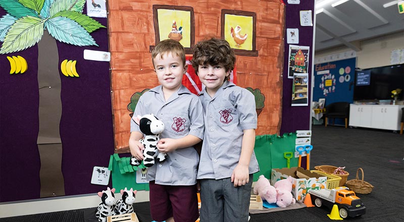 Two boys at Before and After care