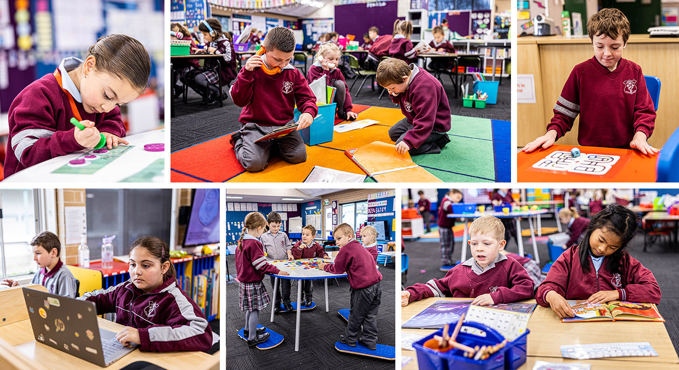 Learning spaces at Chisholm Catholic Primary Bligh Park